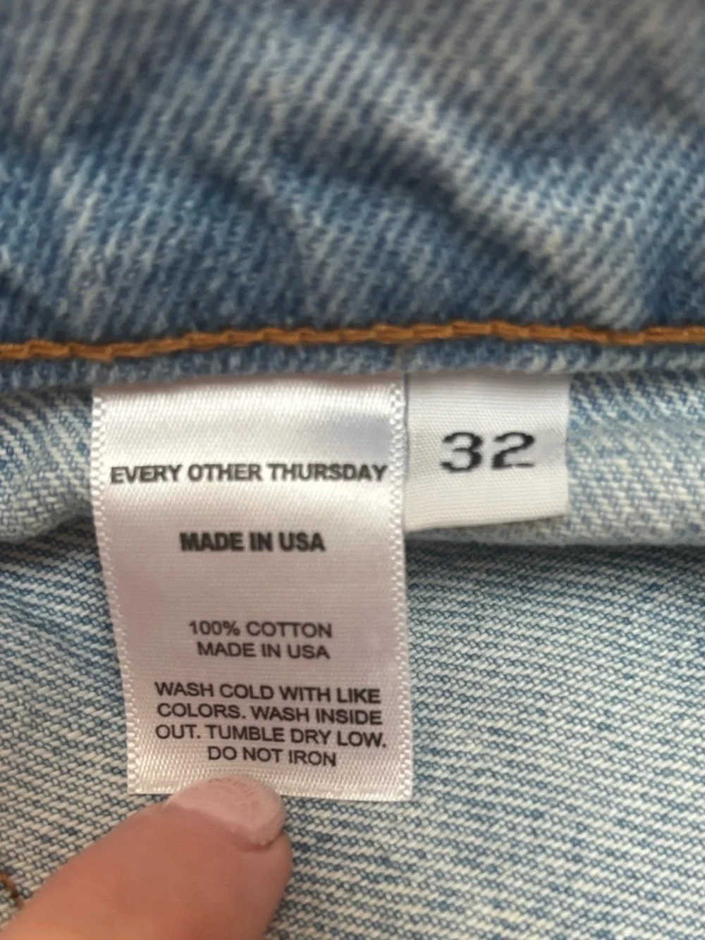 Slim Straight Men’s Jeans in Light Blue